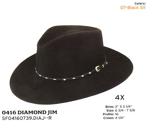 Diamond Jim Hat